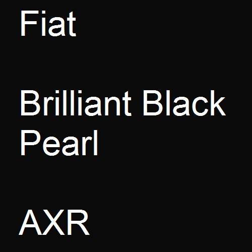 Fiat, Brilliant Black Pearl, AXR.